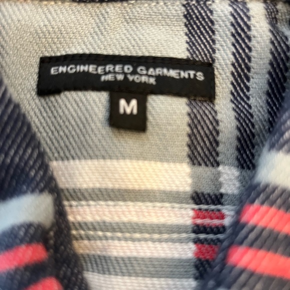 Engineered Garments men’s Plaid flannel button up, size m - Picture 6 of 7
